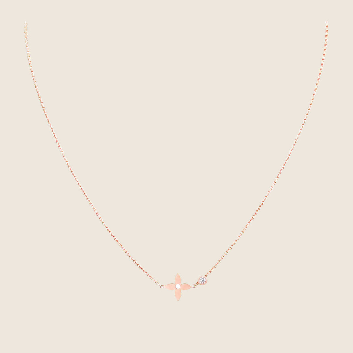 Collier Louis Vuitton — Or rose