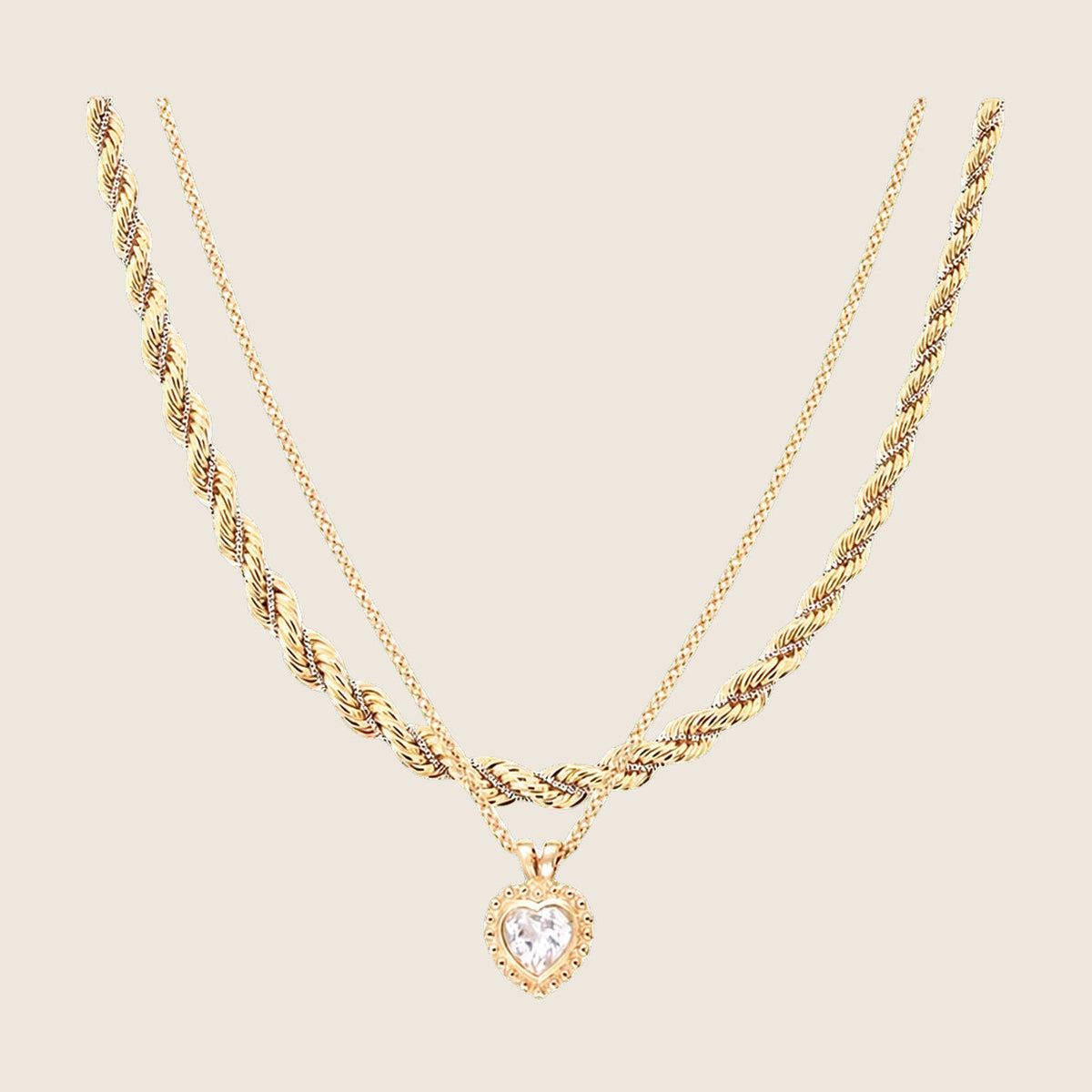 Collier Swarovski — Or