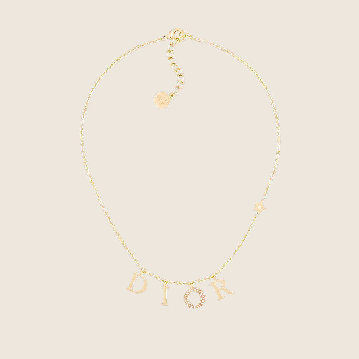 Collier Dior — Or